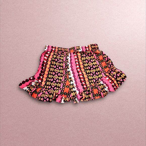 Scotch & Soda Abstract Ruffle Flowy Summer Shorts - Picture 2 of 4